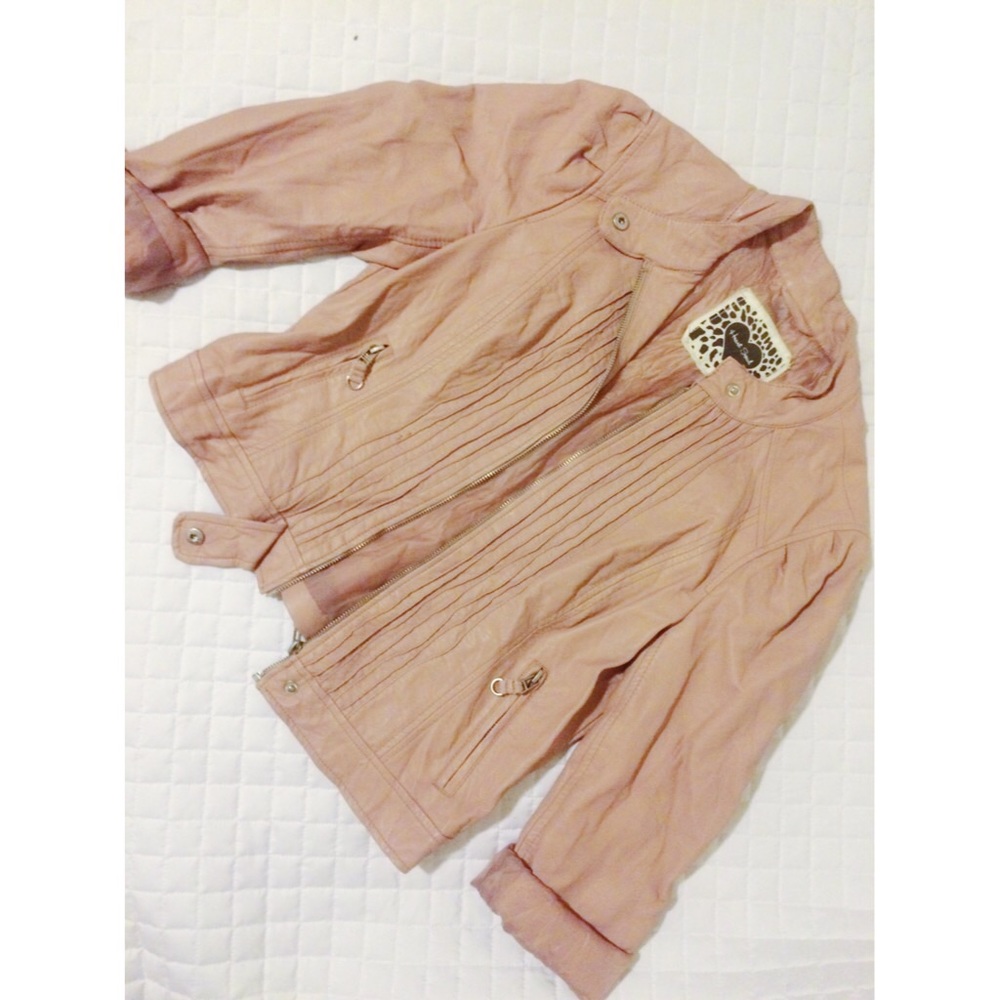 Blush Leather Jacket - image 2
